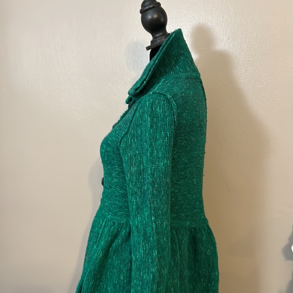 FREE PEOPLE Green Loch Raven Sweater Button Front Jacket Wool Blend Women’s XS - Picture 7 of 16
